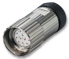 KUEBLER 8.0000 5012.0000 传感器连接器, M23, 母, 12路, 焊接插座, 直形线缆安装