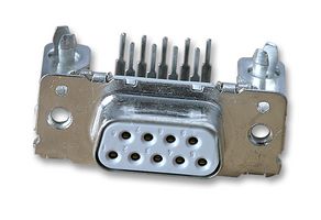 TE CONNECTIVITY - AMP 8-1393480-1 D Sub Connector, DB9, Standard, Receptacle, AMPLIMITE HDP-20, 9 Contacts, DE, Solder