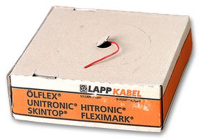 LAPP 4520045 线缆, 绞合, 连接线, PVC(聚氯乙烯), 红色, 8 AWG, 328 ft