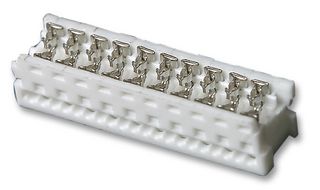 LUMBERG MICA 20 IDC连接器, 自由式, IDC插座, 母, 1.27 mm, 1排, 20 触点, 电缆安装