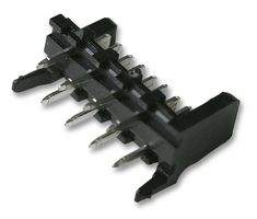 LUMBERG MICS 08 引脚针座, 线至板, 1.27 mm, 2 排, 8 触点, 通孔安装, Micromodul