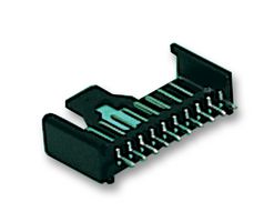 LUMBERG 2,5 MSF 10 引脚针座, 锁定式, 线至板, 2.5 mm, 1 排, 10 触点, 通孔安装, Minimodul