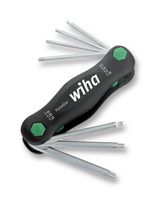 WIHA 23051 扳手套件, 梅花, 折叠, 7件