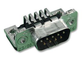 TE CONNECTIVITY - AMP 1-338168-2 D-Sub 连接器, DB9, 标准, 插头, AMPLIMITE HDP, 9 触点, DE, 焊接