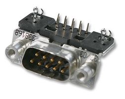 TE CONNECTIVITY - AMP 3-338168-2 D-Sub 连接器, DB9, 标准, 插头, AMPLIMITE HDP, 9 触点, DE, 焊接