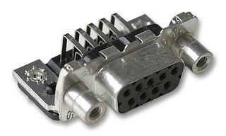 TE CONNECTIVITY - AMP 3-106505-2 D-Sub 连接器, DB9, 标准, 插座, AMPLIMITE HDP, 9 触点, DE, 焊接