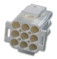 AMP - TE CONNECTIVITY 350720-4 连接器外壳, Universal MATE-N-LOK, 插头, 9 路, 6.35 mm, Universal MATE-N-LOK连接器