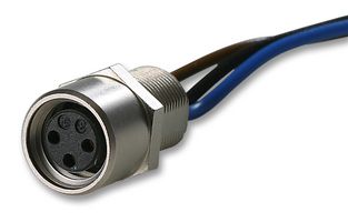 BINDER 09-3412-00-03 圆形连接器, Subminiature Circular Connector, 718系列, 面板安装插座, 3 触点, 焊接插座