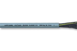 LAPP 1119303 多芯电缆, Ölflex® Classic 10 YY, 非屏蔽, 3 芯, 16 AWG, 1.5 mm², 164 ft, 50 m
