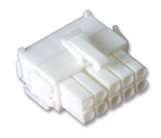 TE CONNECTIVITY - AMP 794196-1 连接器外壳, Mini Universal MATE-N-LOK 2, 插头, 10 路, 4.14 mm, Mini-Universal MATE-N-LOK连接器