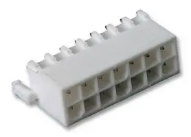AMP - TE CONNECTIVITY 1-794067-1 引脚针座, 线至板, 4.14 mm, 2 排, 14 触点, 通孔直型, Mini Universal MATE-N-LOK
