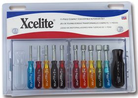 WELLER XCELITE PS121MMN. 螺母起子套件, 公制, 3 mm - 10 mm, 11件