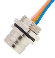 MOLEX 120404-0017 传感器连接器, 120404 Series, M12, 母, 5路, PCB插座, 直形面板安装