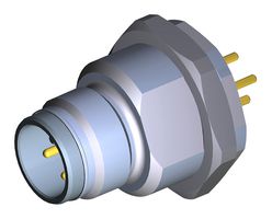 MOLEX 120404-0054 传感器连接器, 120404 Series, M12, 母, 4路, PCB插头, 直形面板安装