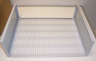 VERO 503-232955L 19英寸机箱, 通风底座，3U，350 mm, 3机架单元, 钢, 机架式, 133.35 mm, 436 mm, 350 mm