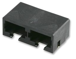 MOLEX 0441930003 模块连接器, RJ45 插座, 1 x 2, (排路), 8P8C, Cat3, Cat4, 表面安装