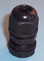 PRO POWER MG-16 BLACK M16 IP68 Nylon Cable Gland Black - Single Pack