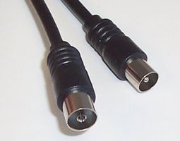 PRO SIGNAL APFLY5 音频/视频电缆组件, TV, 同轴插头, TV, 同轴插座, 6.6 ft, 2 m, 黑色