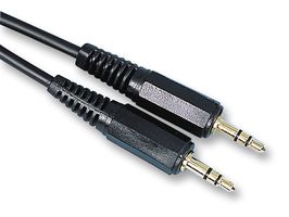 PRO SIGNAL PSG00057 Audio / Video Cable Assembly, 3.5mm Stereo Jack Plug, 3.5mm Stereo Jack Plug, 3.28 ft, 1 m, Black