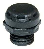 WISKA 10102370 Cable Gland, M12 x 1.5, Nylon (Polyamide), Black, IP68, IP69