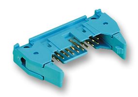 AMP - TE CONNECTIVITY 2-5499206-1 Pin Header, Straight, Wire-to-Board, 2.54 mm, 2 Rows, 10 Contacts, Through Hole Straight, AMP-LATCH