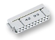 3M 3421-6600 IDC连接器, IDC插座, 母, 2.54 mm, 2排, 20 触点, 电缆安装