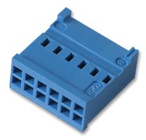 AMP - TE CONNECTIVITY 281839-6 连接器外壳, AMPMODU HE13 / HE14系列, 插座, 12 路, 2.54 mm, AMPMODU HE 13/HE 14系列触芯