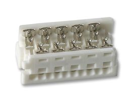 MOLEX 90327-0310 IDC连接器, White, IDC插座, 母, 1.27 mm, 2排, 10 触点, 电缆安装