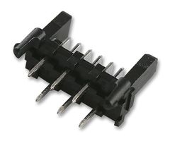MOLEX 90325-0006 引脚针座, 线至板, 1.27 mm, 1 排, 6 触点, 通孔直型, Picoflex 90325 Series