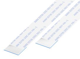 GCT 05-15-A-0076-A-4-06-4-T FFC/FPC线缆, 15 芯, 0.5 mm, 同相触芯, 3 ", 76 mm, 白色