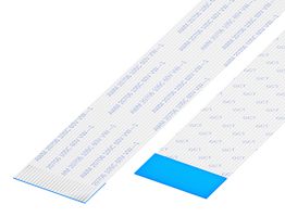 GCT 05-40-A-0152-A-4-06-4-T FFC/FPC线缆, 40 芯, 0.5 mm, 同相触芯, 6 ", 152 mm, 白色