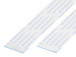 GCT 05-40-A-0177-A-4-06-4-T FFC / FPC Cable, 40 Core, 0.5 mm, Same Sided Contacts, 7 ", 177 mm, White
