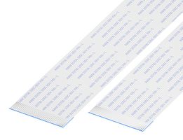 GCT 05-16-D-0203-A-4-06-4-T FFC/FPC线缆, 16 芯, 0.5 mm, 逆相触芯, 8 ", 203 mm, 白色