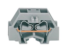 WAGO 260-341 Pluggable Terminal Block, Snap-In Mount, 4 Ways, 1.5 mm², Clamp