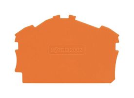 WAGO 2002-6392 Accessory, Orange, TOPJOB® S 35mm Rail Mount Terminal Blocks - 2202-630x and 2202-640x Series