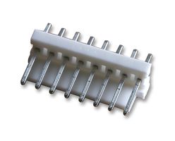 AMP - TE CONNECTIVITY 640454-8 引脚针座, 垂直, 线至板, 2.54 mm, 1 排, 8 触点, 通孔直型, MTA-100