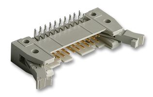 HARTING 09 18 520 6903 引脚针座, 直角, 线至板, 2.54 mm, 2 排, 20 触点, 通孔直角, SEK 18 Series