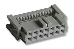 3M 89114-0101HA IDC连接器, 凸起&卡扣, IDC插座, 母, 2.54 mm, 2排, 14 触点, 电缆安装