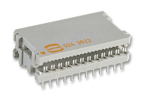 HARTING 09 17 014 9622 IDC连接器, 双列直插式, 板载连接器, 2.54 mm, 2排, 14 触点, 电缆安装, 通孔安装
