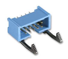 AMP - TE CONNECTIVITY 2-1761606-3 引脚针座, 直型, 线至板, 2.54 mm, 2 排, 10 触点, 通孔直型, AMP-LATCH