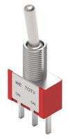 WURTH ELEKTRONIK 472121010111 拨动开关, 开-开, SPDT, 不发光, WS-TOTV Series, 面板，通孔, 1 A
