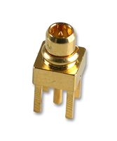 MULTICOMP PRO MP-37-05-TGG RF / Coaxial Connector, MMCX Coaxial, Straight Bulkhead Plug, Solder, 50 ohm, Beryllium Copper