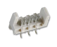 MOLEX 90814-0806 引脚针座, 线至板, 1.27 mm, 1 排, 6 触点, 表面安装直型, Picoflex 90814 Series