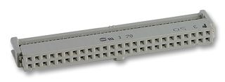 HARTING 09 18 550 7813 IDC连接器, 带应力消除, IDC插座, 母, 2.54 mm, 2排, 50 触点, 电缆安装