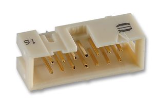 HARTING 09 19 510 7324 Pin Header, Straight, Wire-to-Board, 2.54 mm, 2 Rows, 10 Contacts, Through Hole, SEK 19