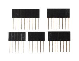 MCM 83-15411 PCB Receptacle, Board-to-Board, 2.54 mm, 1 Rows, 10 Contacts, Through Hole Straight