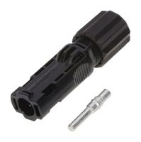 AMPHENOL INDUSTRIAL H4SMC4DM 光伏/太阳能连接器, 公电缆耦合器, Minus, 电缆安装, IP68, 12 AWG, 20 A