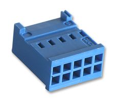 TE CONNECTIVITY - AMP 281839-5 连接器外壳, AMPMODU HE13 / HE14系列, 插座, 10 路, 2.54 mm, AMPMODU HE 13/HE 14系列触芯