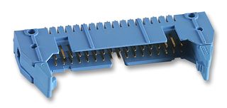 AMP - TE CONNECTIVITY 2-5499206-8 引脚针座, 直型, 线至板, 2.54 mm, 2 排, 34 触点, 通孔直型, AMP-LATCH