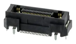 HIROSE / HRS FX23-40S-0.5SV Mezzanine连接器, 插座, 0.5 mm, 2 排, 40 触点, 表面安装直型, 铜合金